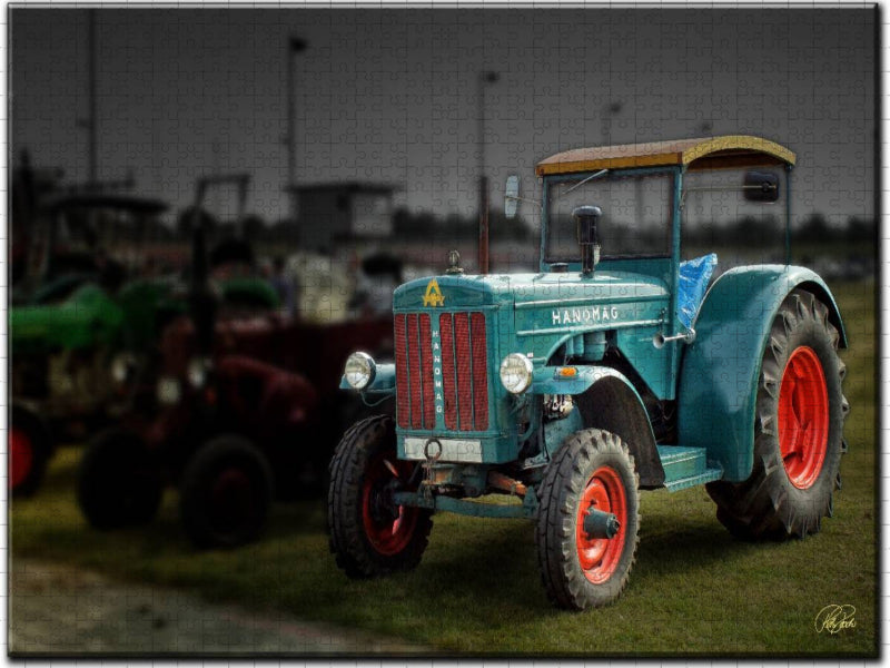 Oldtimer Traktor Hanomag - CALVENDO Foto-Puzzle'