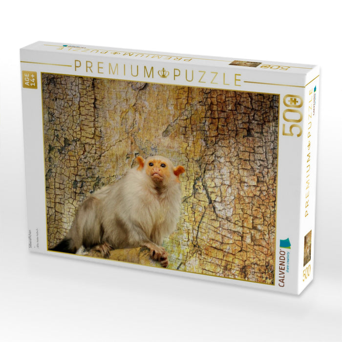 Silberäffchen - CALVENDO Foto-Puzzle'