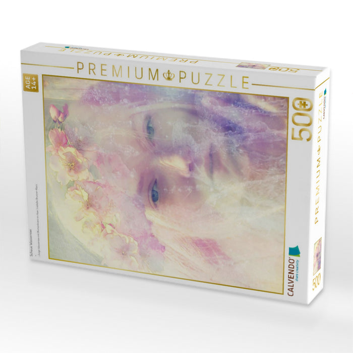 Scheue Wassernixe - CALVENDO Foto-Puzzle'