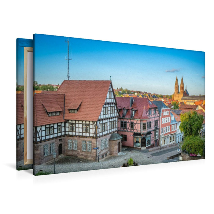 Premium Textil-Leinwand Am Berge