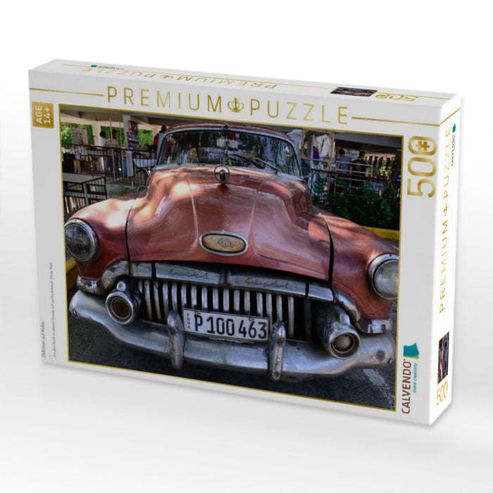 Oldtimer auf Kuba - CALVENDO Foto-Puzzle'