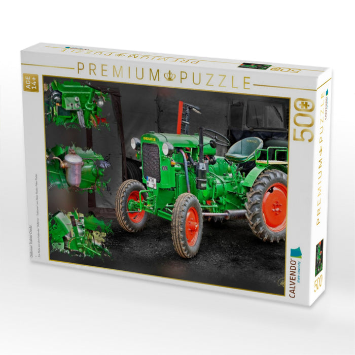 Oldtimer Traktor Deutz - CALVENDO Foto-Puzzle'