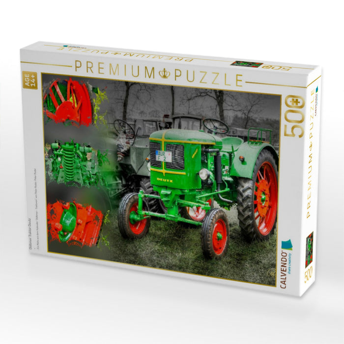 Oldtimer Traktor Deutz - CALVENDO Foto-Puzzle'