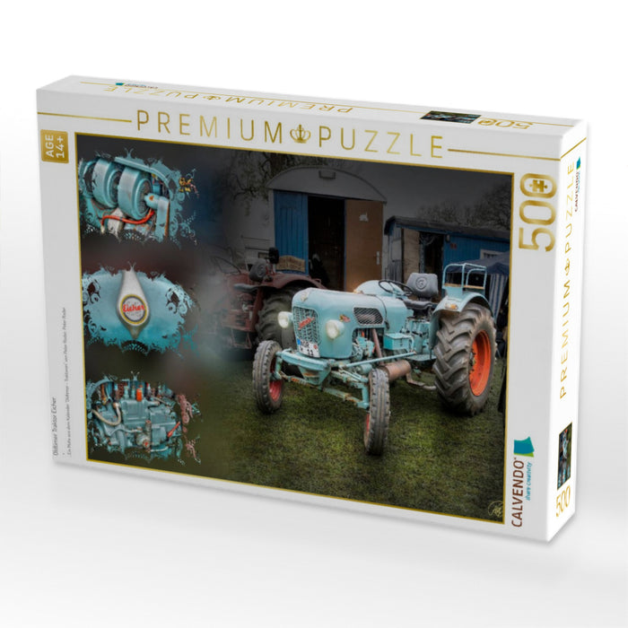 Oldtimer Traktor Eicher - CALVENDO Foto-Puzzle'