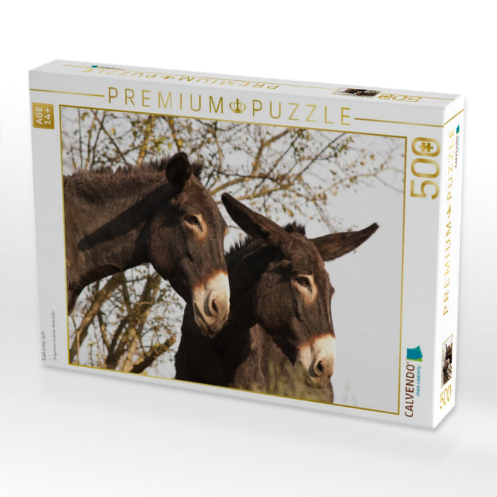 Esel unter sich - CALVENDO Foto-Puzzle'