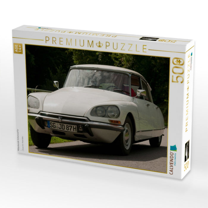 Mitlenkende Scheinwerfer - CALVENDO Foto-Puzzle'