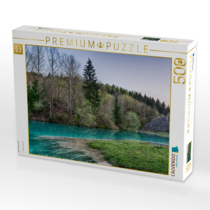Der blaue See - CALVENDO Foto-Puzzle'