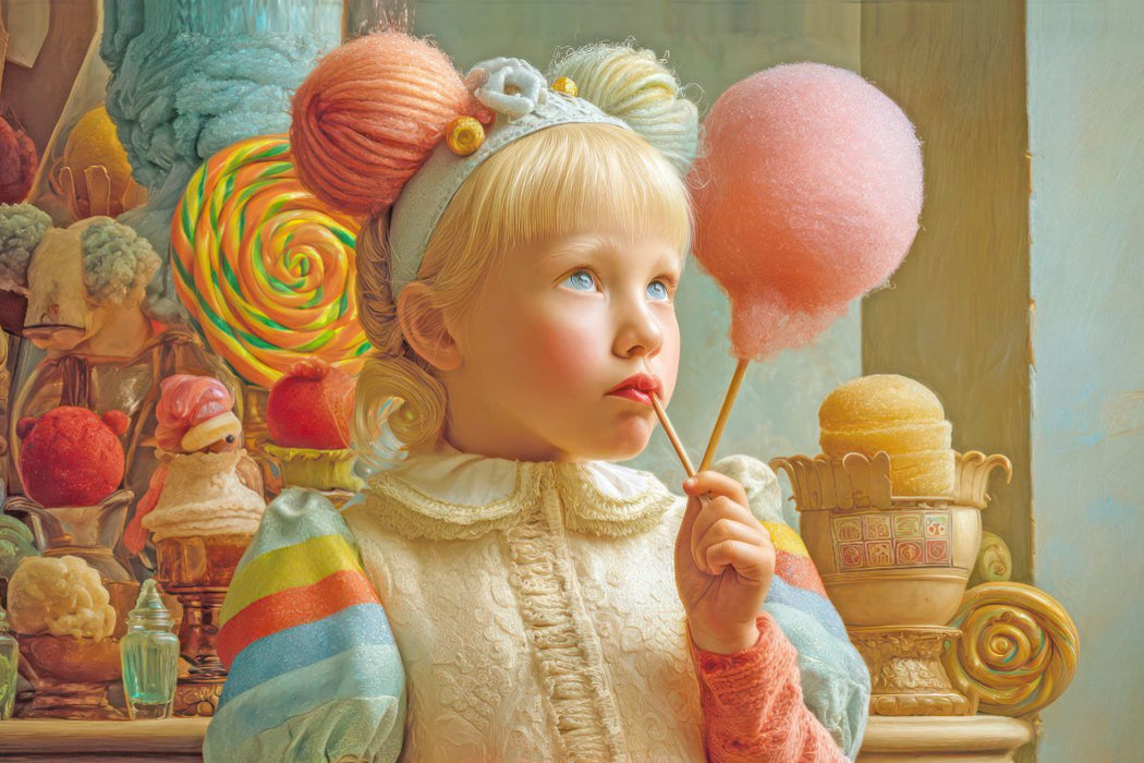 Premium Textil-Leinwand Verspielte Kindermotive