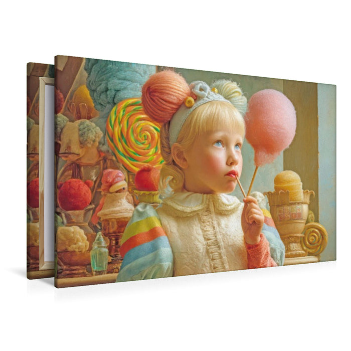 Premium Textil-Leinwand Verspielte Kindermotive