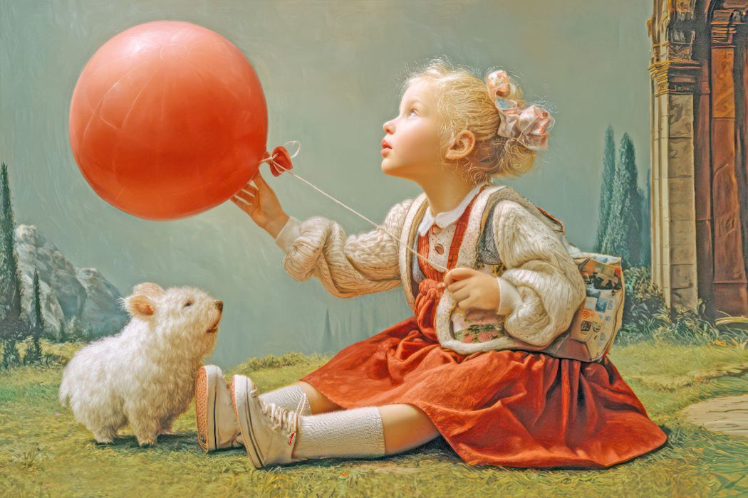 Premium Textil-Leinwand Verspielte Kindermotive