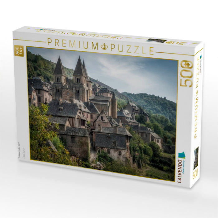 Conques, das Dorf - CALVENDO Foto-Puzzle'