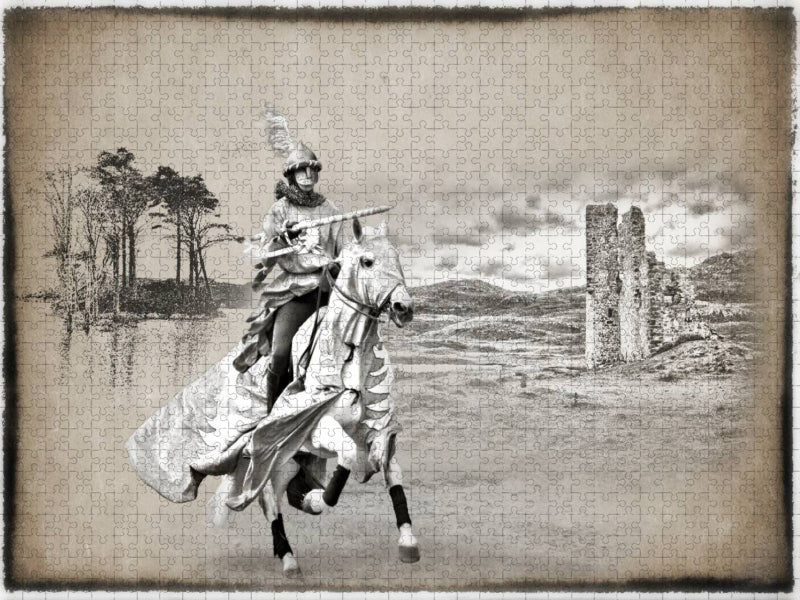 Der Ritter - CALVENDO Foto-Puzzle'