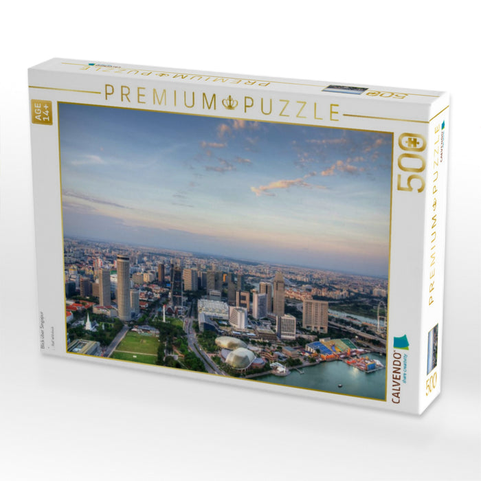 Blick über Singapur - CALVENDO Foto-Puzzle'