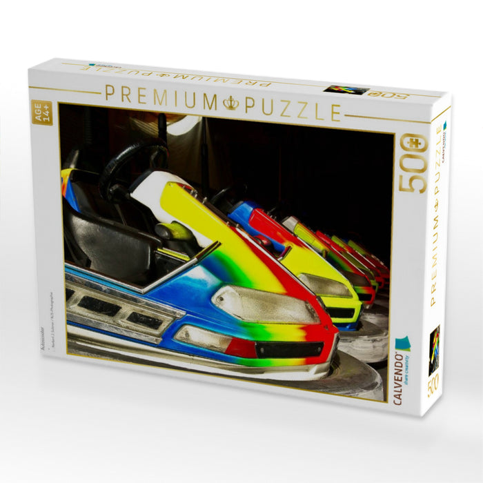 Autoscooter - CALVENDO Foto-Puzzle'