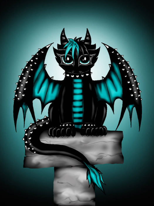 Gothic Drache - CALVENDO Foto-Puzzle'
