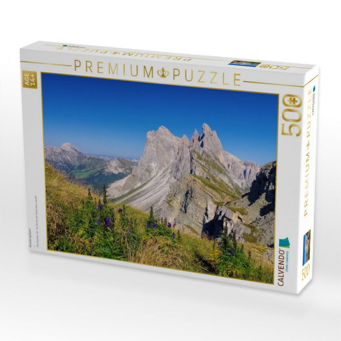 Geislerspitzen - CALVENDO Foto-Puzzle'