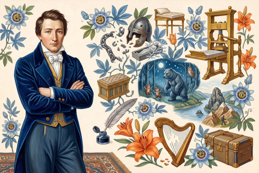 Premium Textil-Leinwand Heinrich Heine (1797–1856)