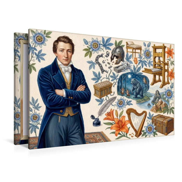 Premium Textil-Leinwand Heinrich Heine (1797–1856)