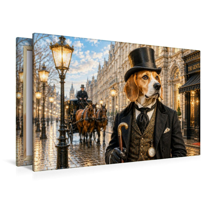 Premium Textil-Leinwand Der Gentleman