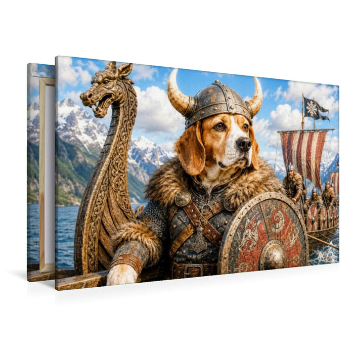 Premium Textil-Leinwand Der Wikinger