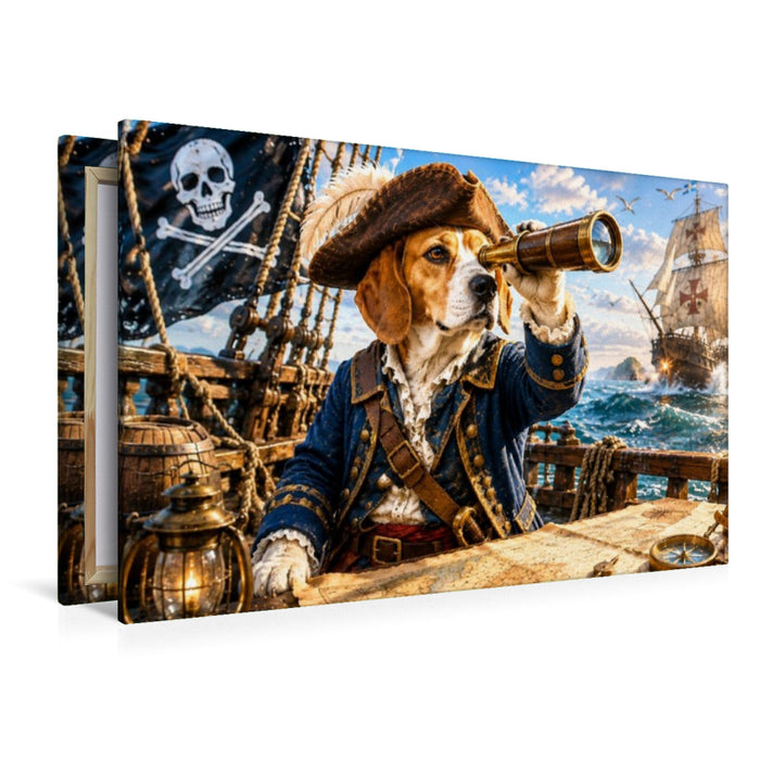 Premium Textil-Leinwand Der Entdecker