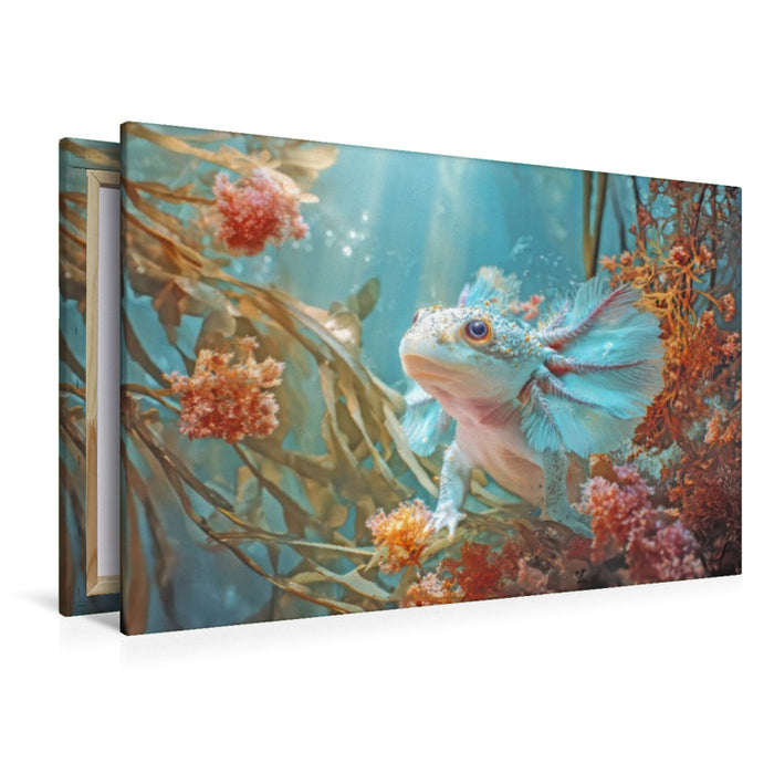 Premium Textil-Leinwand Unterwasserkreaturen