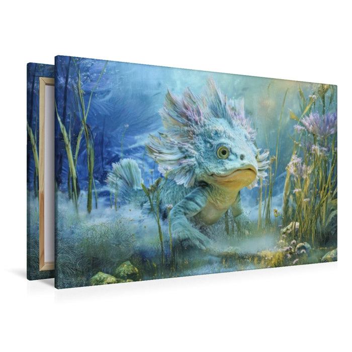 Premium Textil-Leinwand Unterwasserkreaturen