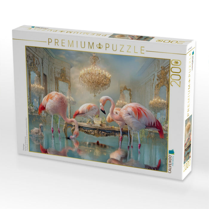 Flamingos - CALVENDO Foto-Puzzle'