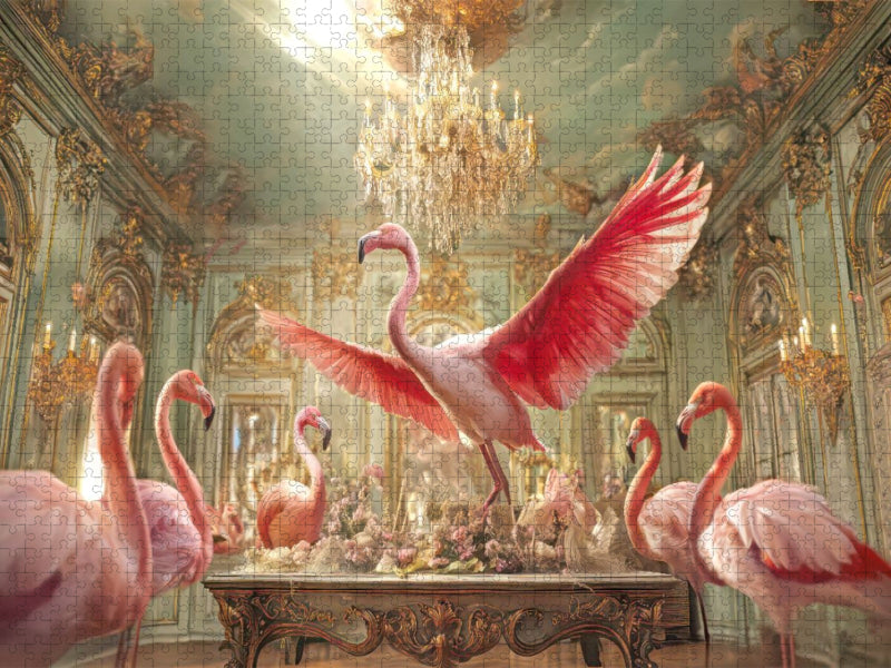 Flamingos - CALVENDO Foto-Puzzle'