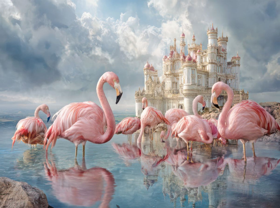Flamingos - CALVENDO Foto-Puzzle'