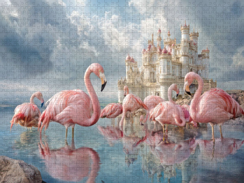 Flamingos - CALVENDO Foto-Puzzle'