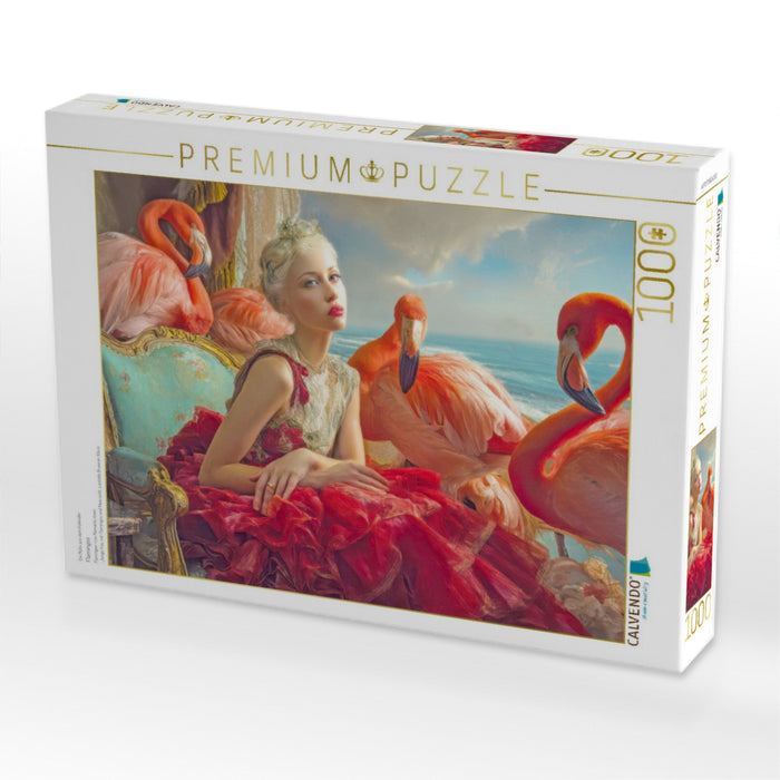 Flamingos - CALVENDO Foto-Puzzle'