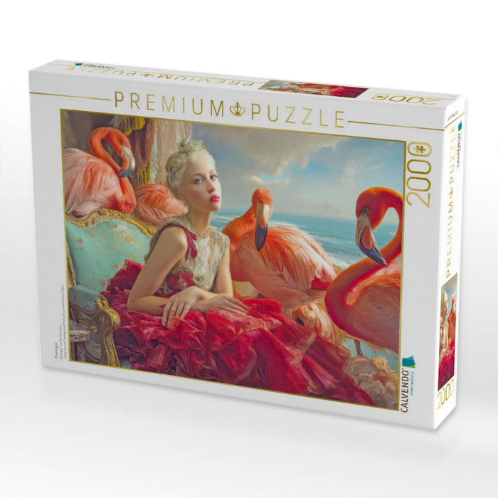 Flamingos - CALVENDO Foto-Puzzle'