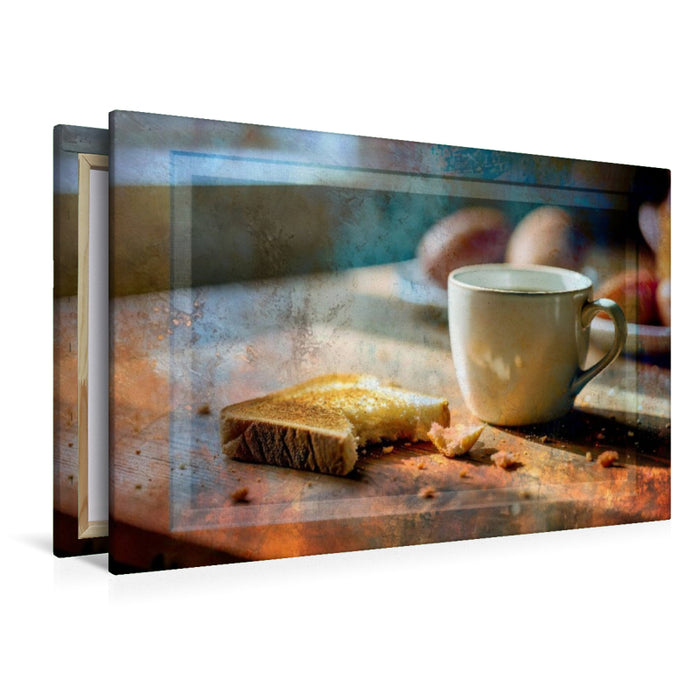 Premium Textil-Leinwand Stille Formen.