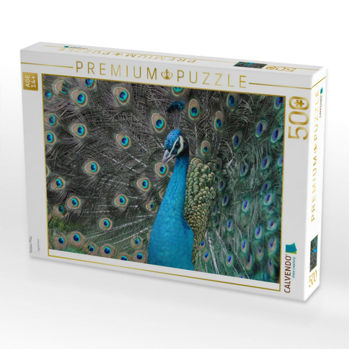 Stolzer Pfau - CALVENDO Foto-Puzzle'