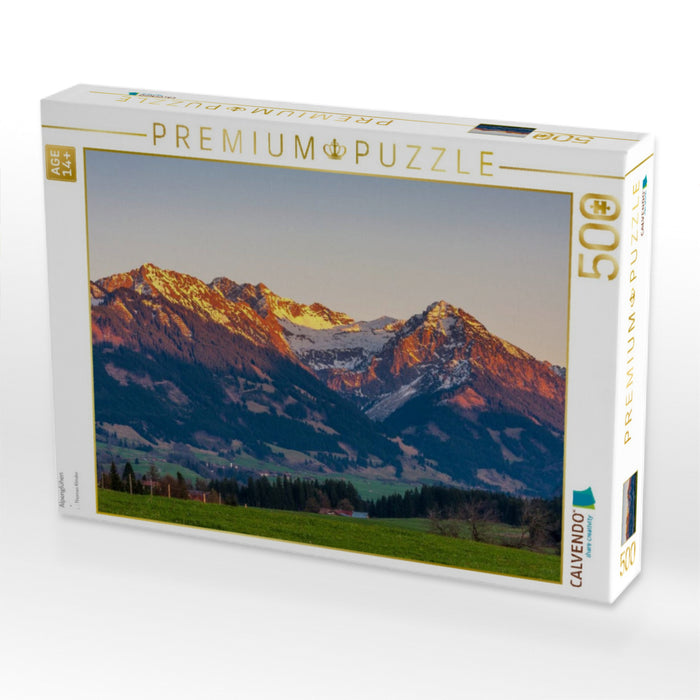 Alpenglühen - CALVENDO Foto-Puzzle'