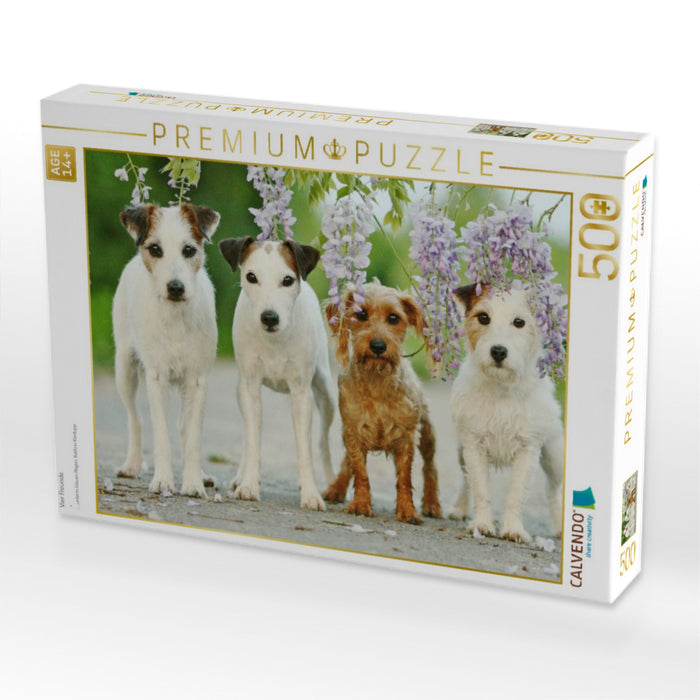 Vier Freunde - CALVENDO Foto-Puzzle'