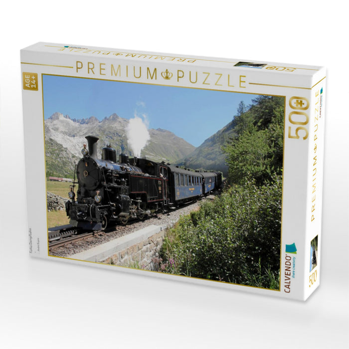 Furka Dampfbahn - CALVENDO Foto-Puzzle'