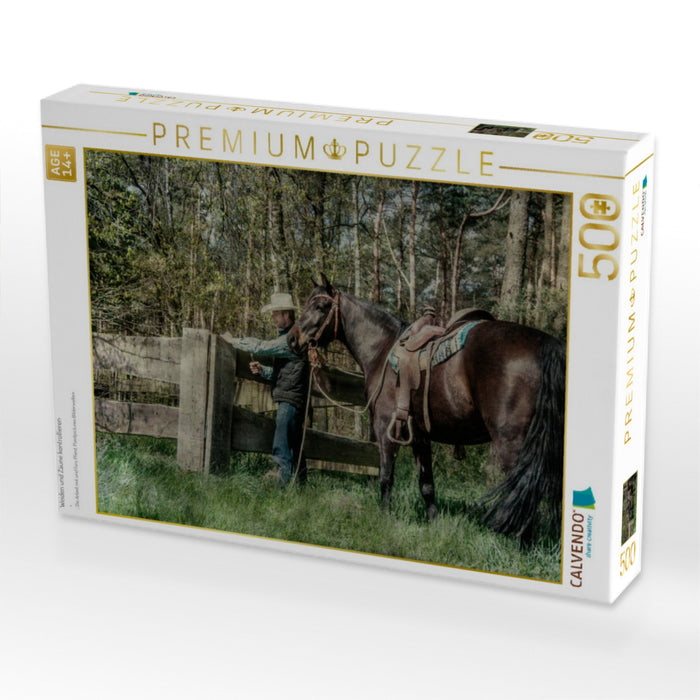 Weiden und Zäune kontrollieren - CALVENDO Foto-Puzzle'