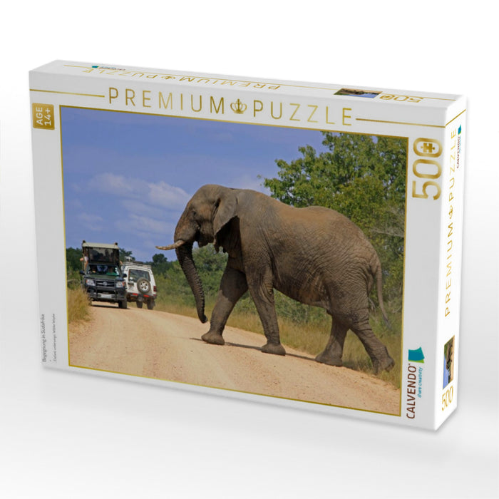 Begegnung in Südafrika - CALVENDO Foto-Puzzle'