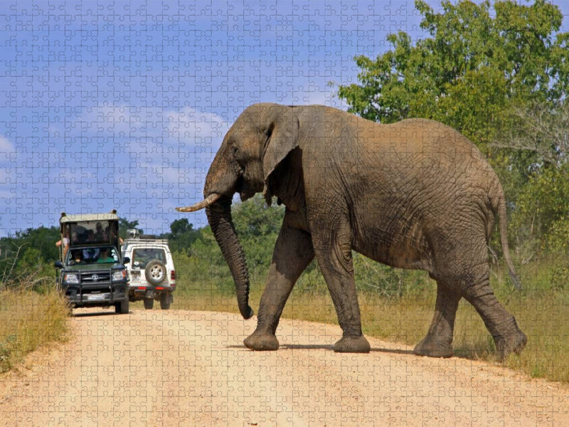 Begegnung in Südafrika - CALVENDO Foto-Puzzle'