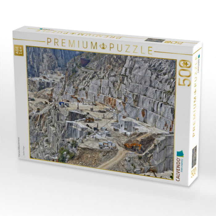 Carrara Abbauterrasse - CALVENDO Foto-Puzzle'