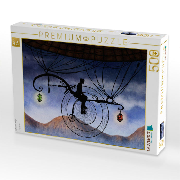 Luftschiff Berge - CALVENDO Foto-Puzzle'