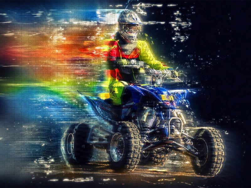 Quad, extrem cool - CALVENDO Foto-Puzzle'