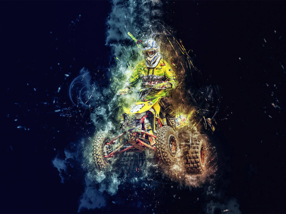 Quad, extrem cool - CALVENDO Foto-Puzzle'