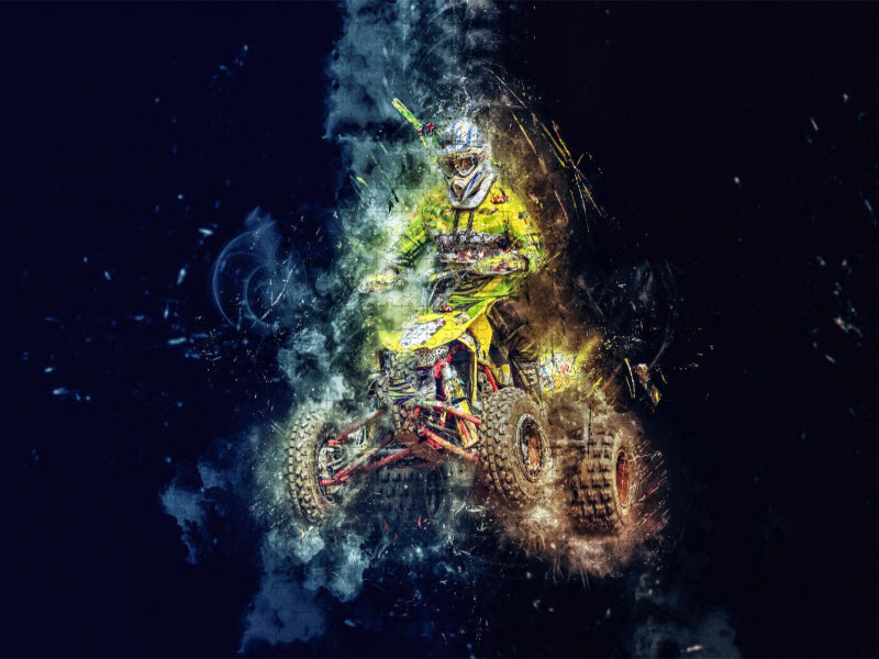 Quad, extrem cool - CALVENDO Foto-Puzzle'