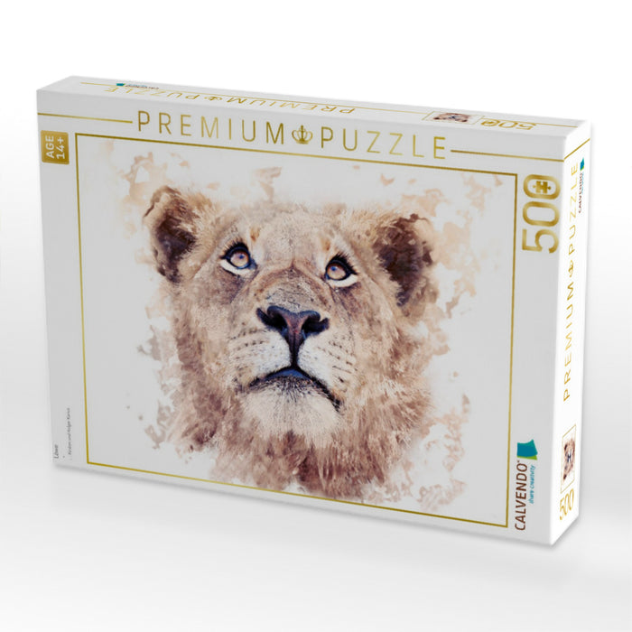 Löwe - CALVENDO Foto-Puzzle'