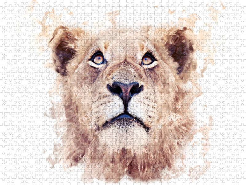 Löwe - CALVENDO Foto-Puzzle'
