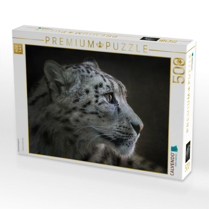 Schneeleopard - CALVENDO Foto-Puzzle'