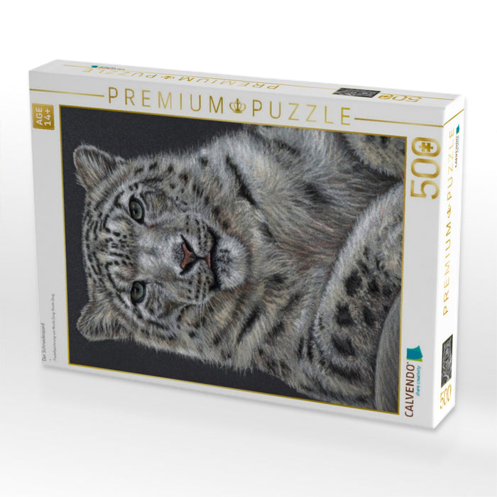 Der Schneeleopard - CALVENDO Foto-Puzzle'